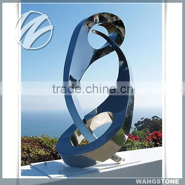 Stainless Steel Outdoor Abstract Garden Metal Sculpture photo-4