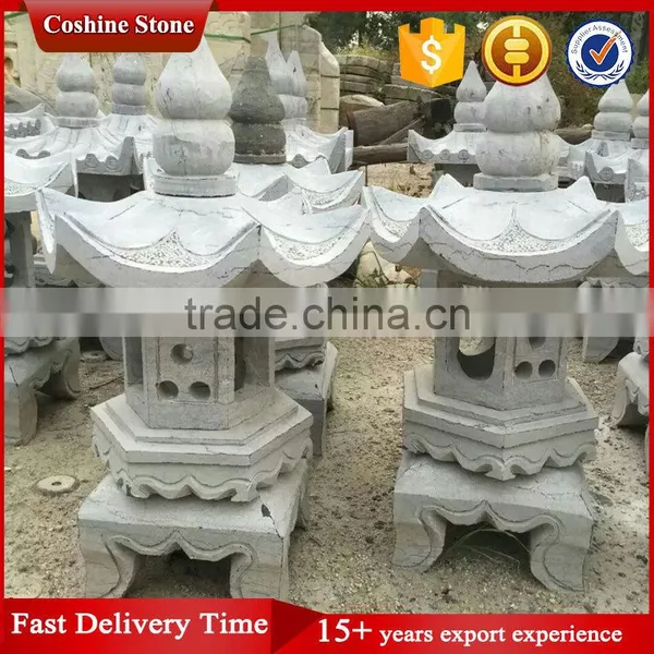 Hand-made Garden Stone Granite Lantern photo-2