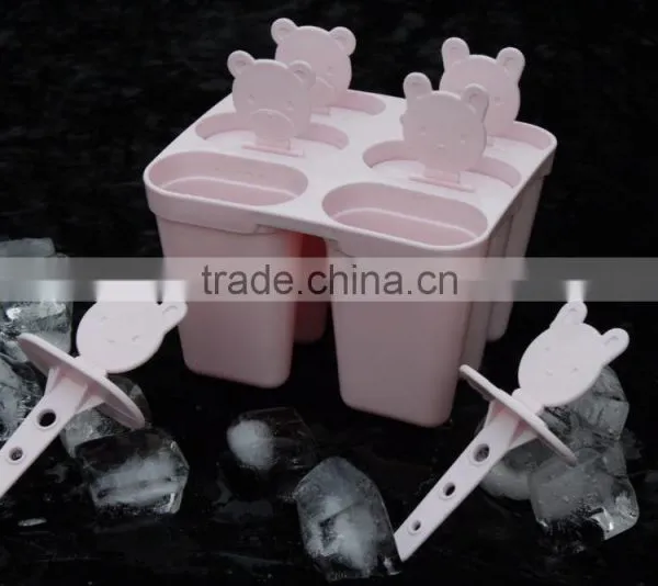 Food Grade PP Cute g 6 Units Plastic Ice Cream Mold For Kids photo-2