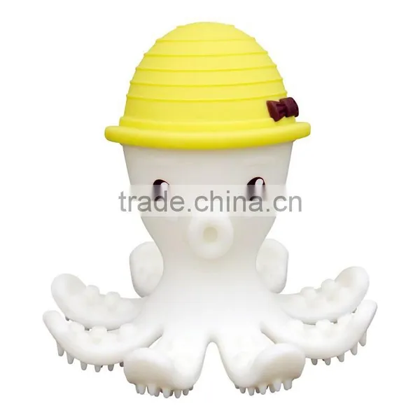 ICTI-Certified Safe Octopus Baby Teething Toy photo-4