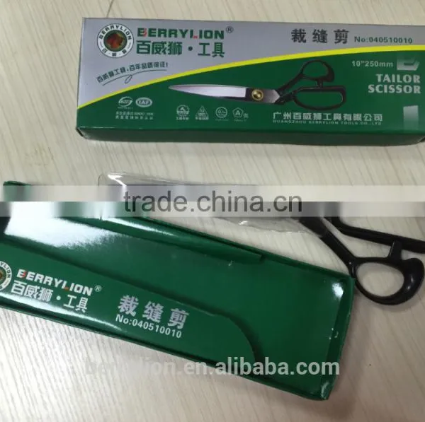 Berrylion High Quality 10" 12" Sewing Scissors Nice Package Sewing Scissors photo-5