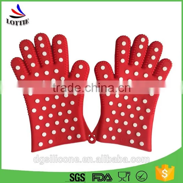 Professional Kitchen Tools Food Grade Silicone Gloves Heat Resistant Silicone Oven Mitts photo-3