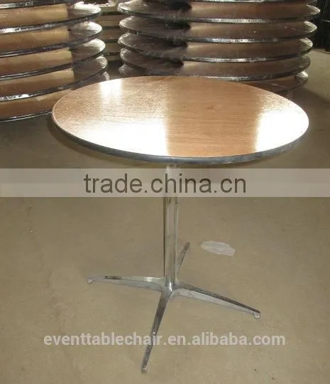 High Quality Banquet Wood Folding Table With PVC Table Edge for Sale photo-3
