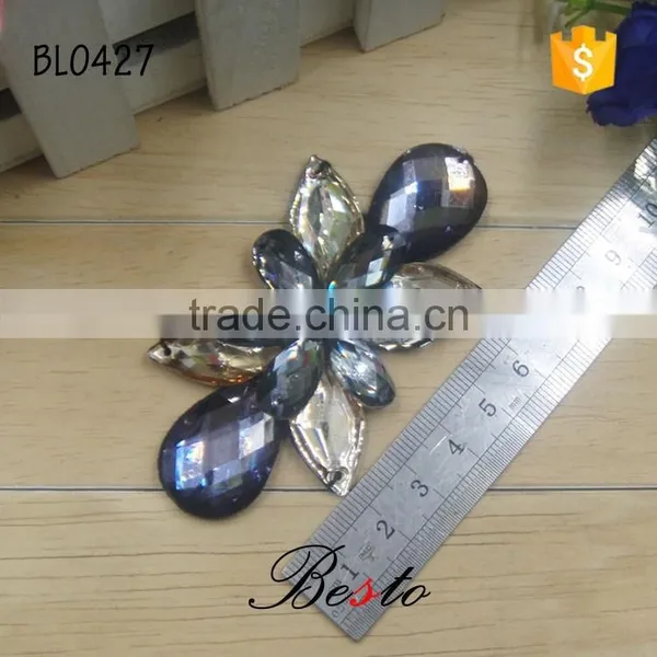 Hot Sale Wedding Bead Crystal Appliques for Lady photo-3