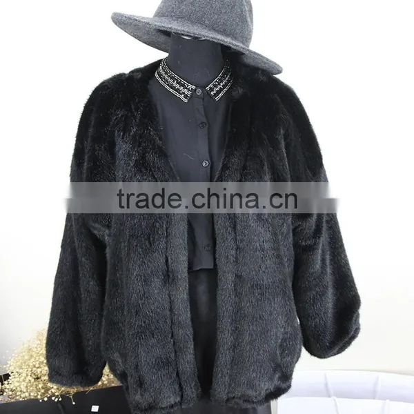 Winter Fashion Imitation Mink Fur Oversize Warm Coat photo-2