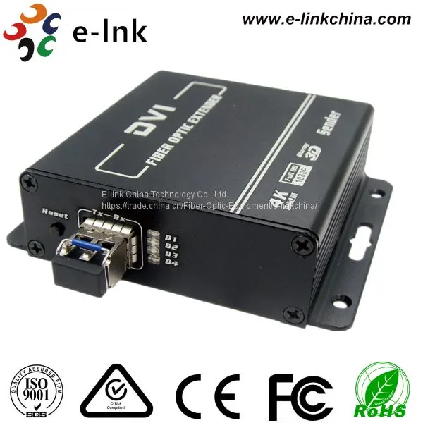 1-channel 4K DVI Fiber Optic Extender photo-2