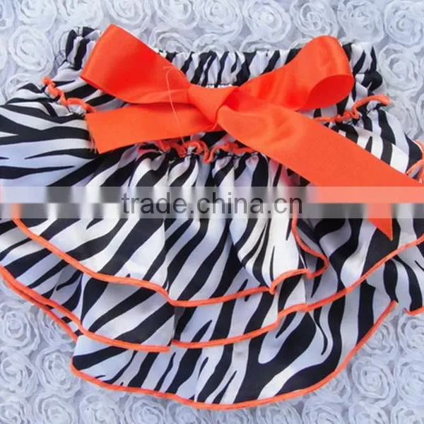 Top Quality Rand Baby Boutique Clothes With Bow / Halloween Baby Underwear /ruffle Baby Panties Bloomer photo-2