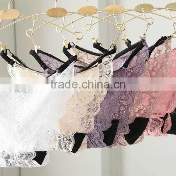 New Style Breathable Sexy Lace Bra and Panty photo-5