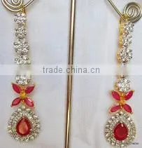 RUBY AMERICAN DIAMOND DANGLER AD Earrings