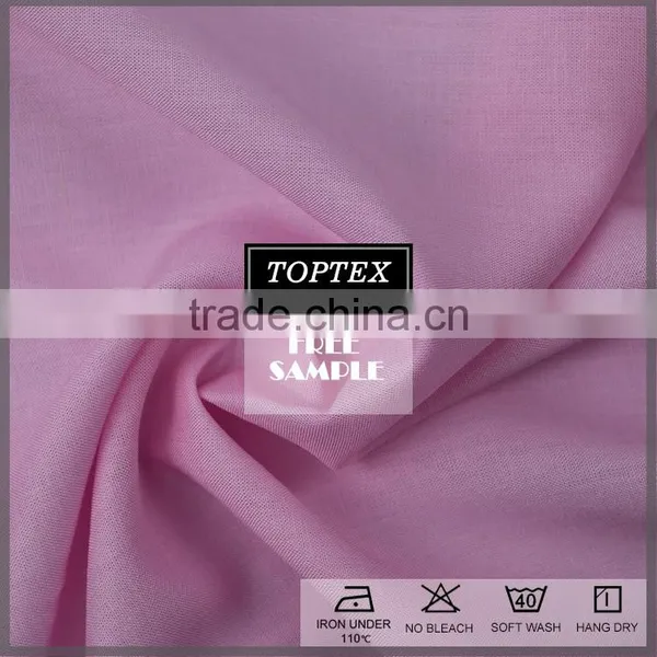 Linen 15% Viscose 85% Blended Dyed Fabric photo-4