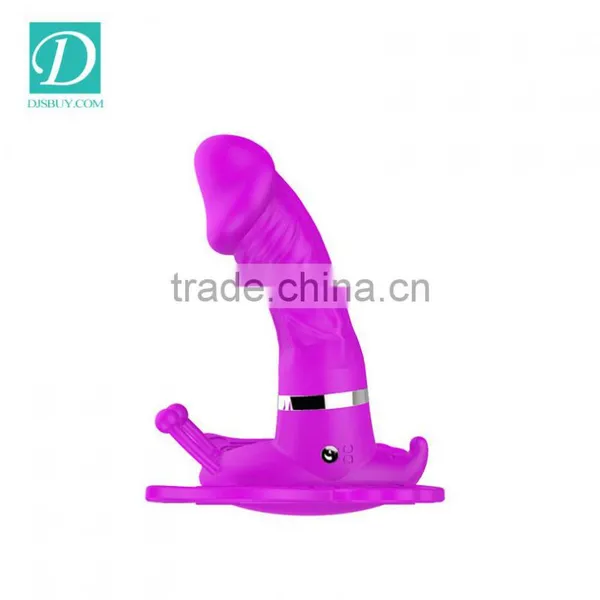 Women Masturbation Sex Products Remote Control Butterfly Dildo Vibrators photo-4