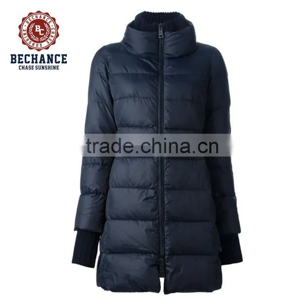 LZ271 Wholesale Supply Type OEM Service High Collar Elegant Fashion Lady Long Winter Parkas photo-3