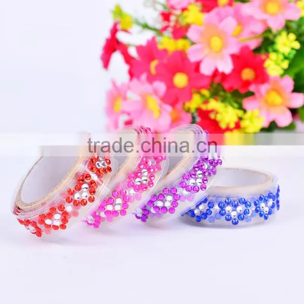 1.5cm*1m Love Acrylic Rhinestone Adhesive Tape photo-3