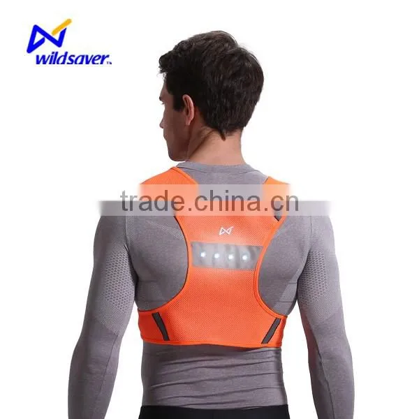 Wildsaver Running LED Warning Summer Sports Wear Men photo-5