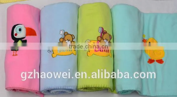 New 2016 China Supplier Animal Embroidered Baby Blanket photo-2