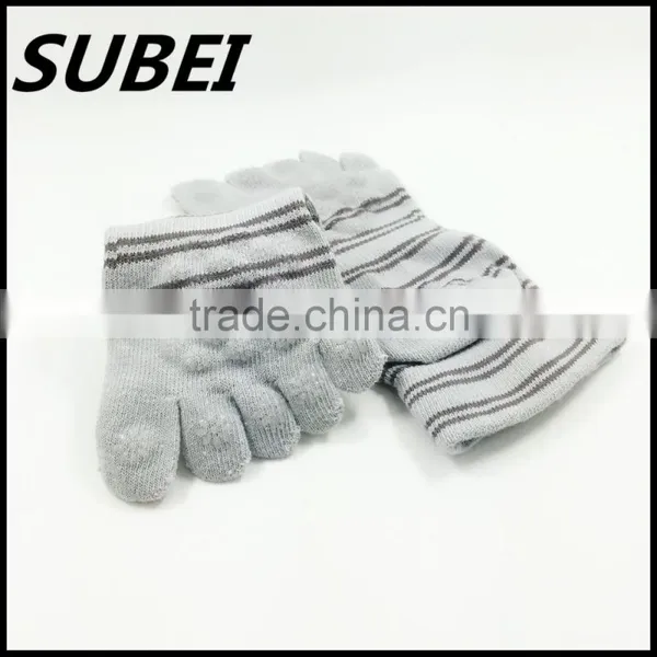 Five Fingers and Toes Cotton Non-slip Yoga Socks photo-6