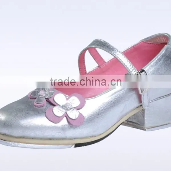 Wholesale Genuine Cow Flowers Tap Shoes for Women and Children photo-2