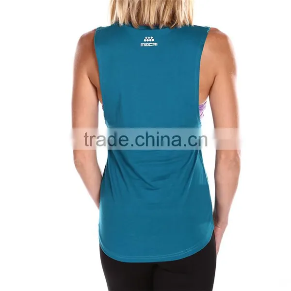 2016 Guangzhou Summer Factory OEM Fancy Design 100% Polyester Casual Women Cami Top photo-3