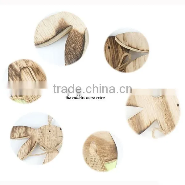 Wood Easter Rabbit Plywood Party Decorations For Home Decorations photo-6