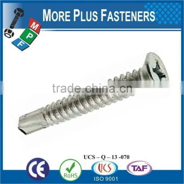 Made in Taiwan Phillips Cross Recess Countersunk Flat Head Self Drilling Screw photo-2
