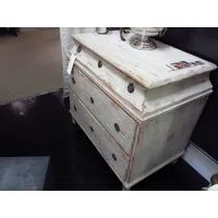 Shabby Chic Rectangular Sweddish Chest Drawer With 3 Drawers photo-3