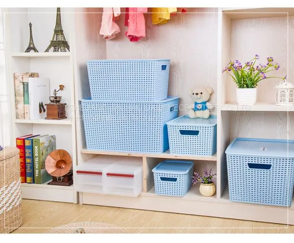 Plastic Woven Bin Storage Range With 5 Different Size photo-3