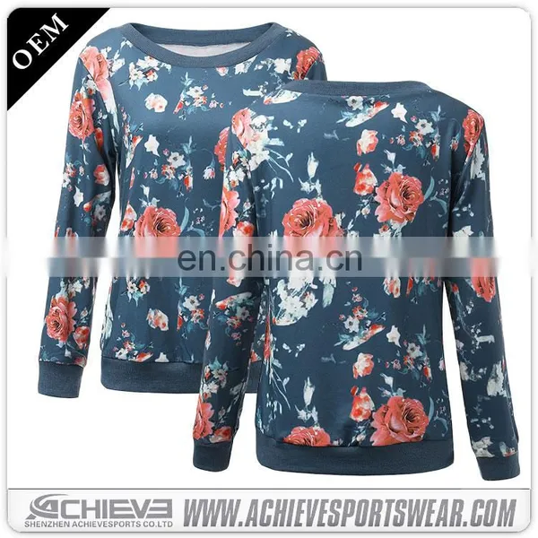Sublimation Fashion Pullover Fleece Slim Fit Thicken Sweater Womens photo-2