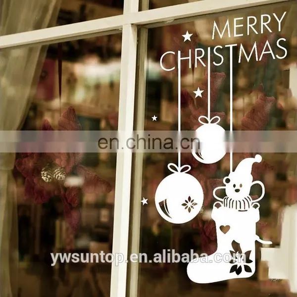 Christmas Ball and Sock Window/Wall Sticker Christmas Decoration photo-2