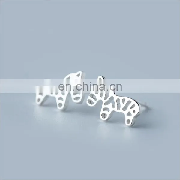 Cute Animal Stud Earrings 925 Sterling Silver Earring for Christmas Gift photo-3