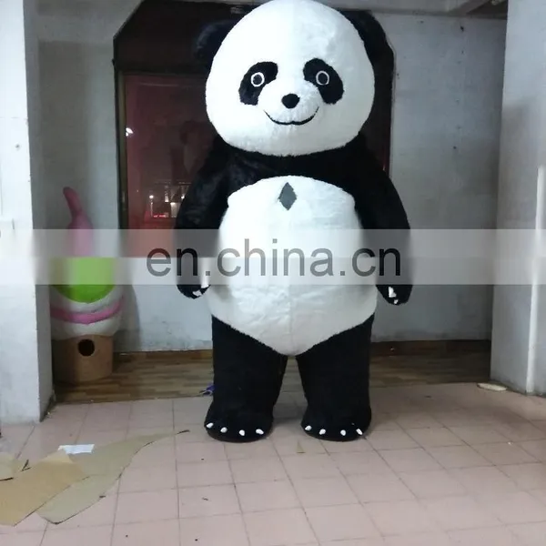 HI CE Customized Adult Cartoon Character Mascot Inflatable Panda Costume photo-3