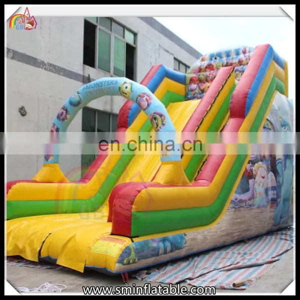 Funny Inflatable Slide, Inflatable Monster Compus Slide, Inflatable Arch Slide photo-2