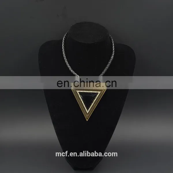 Wholesale Crystal Diamond Rhinestone Fashion Pendant Necklace MCB-0031 photo-2