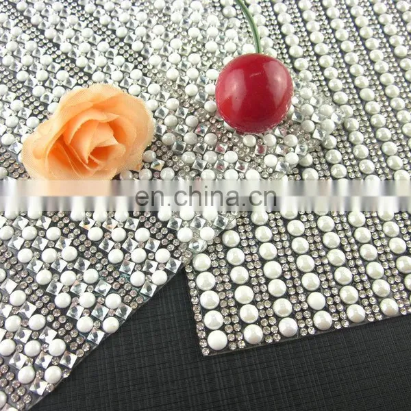 FREE SAMPLE Hot Fix Rhinestone Mesh for Shoe Decoration photo-6