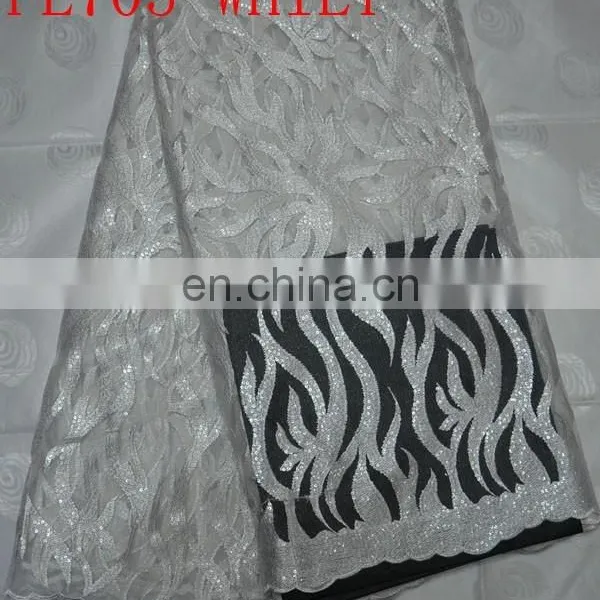 2015 New Arrival Fashion Sequins Guipure Lace Fabric(FL705)high Quality/best Price/in Stock/popular/fashion/prompt Delivery photo-6