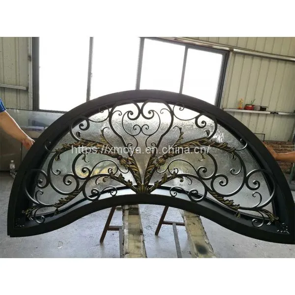 Wrought Iron Door With Transom photo-2