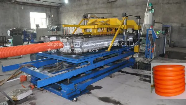 PE Single Wall Corrugated Pipe Machinery photo-4
