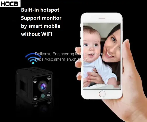 Super Mini HD WIFI Audio IR Camera With Rechargeable Battery Support 128G SD Card and Remote Control by APP P2P Move Detection photo-3