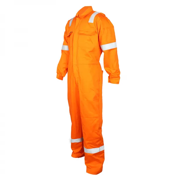 Anti-fire Long Sleeve Coveralls With Reflective Tape photo-2