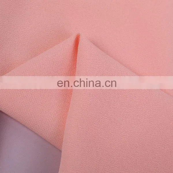 75D 100D 150D 100% Polyester Crepe Chiffon Fabric for Summer Dress photo-2