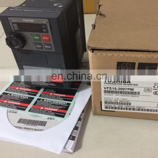 High Quality Toshiba Transistor Inverter VFS15-2007PM 200-240V Made in Indonesia photo-2