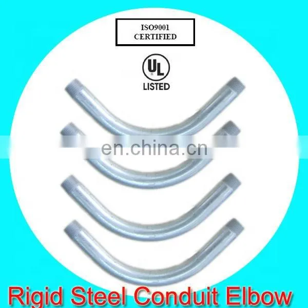 Threaded Rigid Elbow 90 Degree Pipe Connector Ul6 Conduit Elbows photo-7