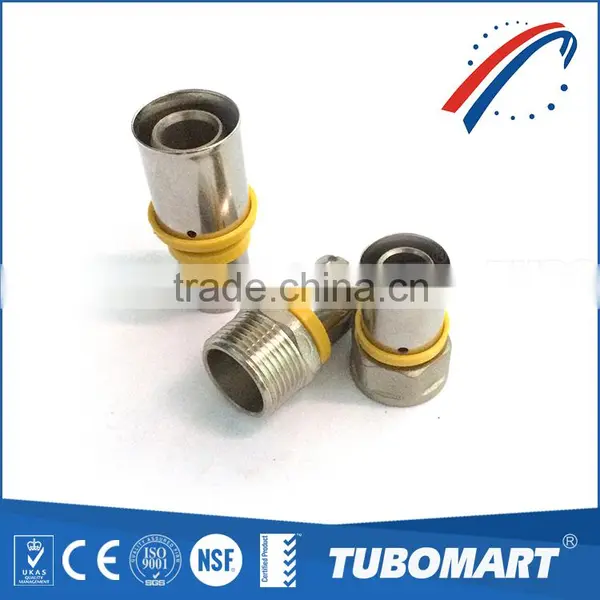 Hot Selling 120 Series Press Fitting Male Union Female Gas Fitting for Pex-al-pex Pipe photo-2