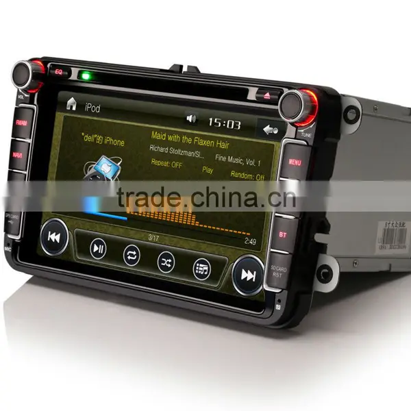 Erisin ES9611V 8 Inch Touch Screen Car DVD With TV 3G GPS for Jetta Golf 6 photo-2