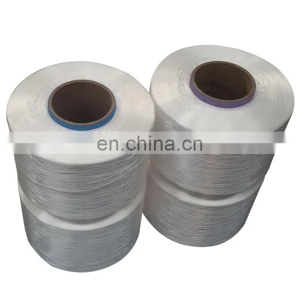 Stock Lot Fabric 1200D Polyester Multifilament Yarn For Shoe Shoelace photo-3