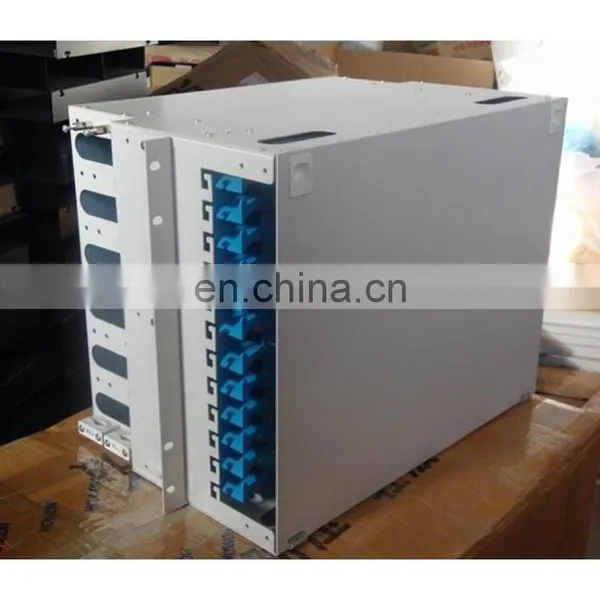 ODF 144 Port Fiber Optic Patch Panel Modulized Splice Tray 19 Inch Rack Mounted ODF photo-3