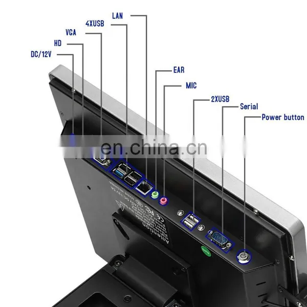 China Manufacturer Direct Sale 12 Inches I5 All- in -one Touch Screen Computer POS Cash Register photo-4