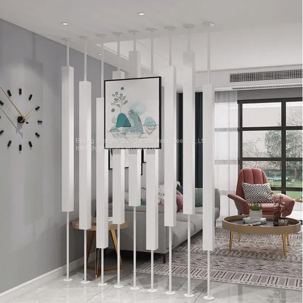 Gold Metal Room Divider Stainless Steel Room Partition Gold Hairline Stainless Steel