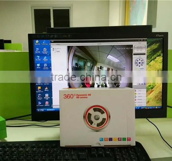 Cloud CMS/APP/Web Online Monitor Metal Casing 360 Degree Fisheye Lens IP Camera 1080P@25FPS Equipped With 1/2" Sony CCD Sensor photo-6