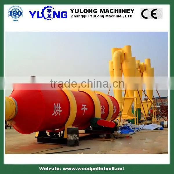 Low Consumption Industrial Rotary Drum Dryer For Fertilizer / Sawdust CE photo-4