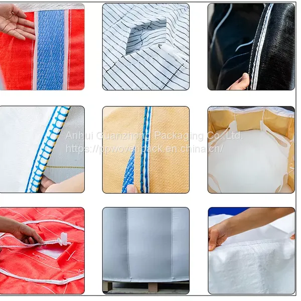 China Manufacture Waterproof Biodegradable Big Fibc Bags Woven Bulk Bag Durable Woven Ton Bag for Powder photo-4